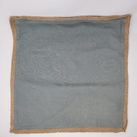 Pier 1 Linen Textured Pillow Cover With Jute Trim - Picture 2 of 6